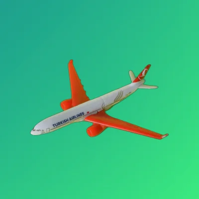 Kinder Surprise Turkish Airlines Aircraft - Vintage Ferrero